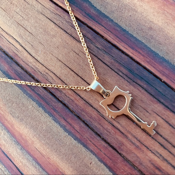 GOLD HELLO KITTY Stainless Steel GIFT SET - Picture 3 of 3